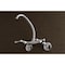 Kingston Brass KS374C Kingston Two Handle Wall Mount Laundry Faucet, Polished Chrome KS374C - alternate 3